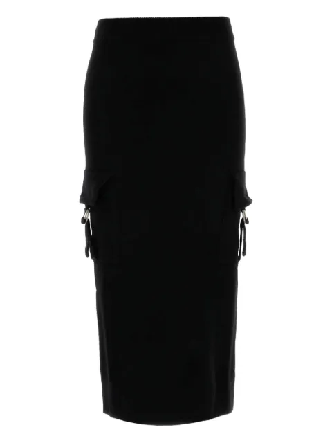 Blumarine cargo-pocket maxi skirt
