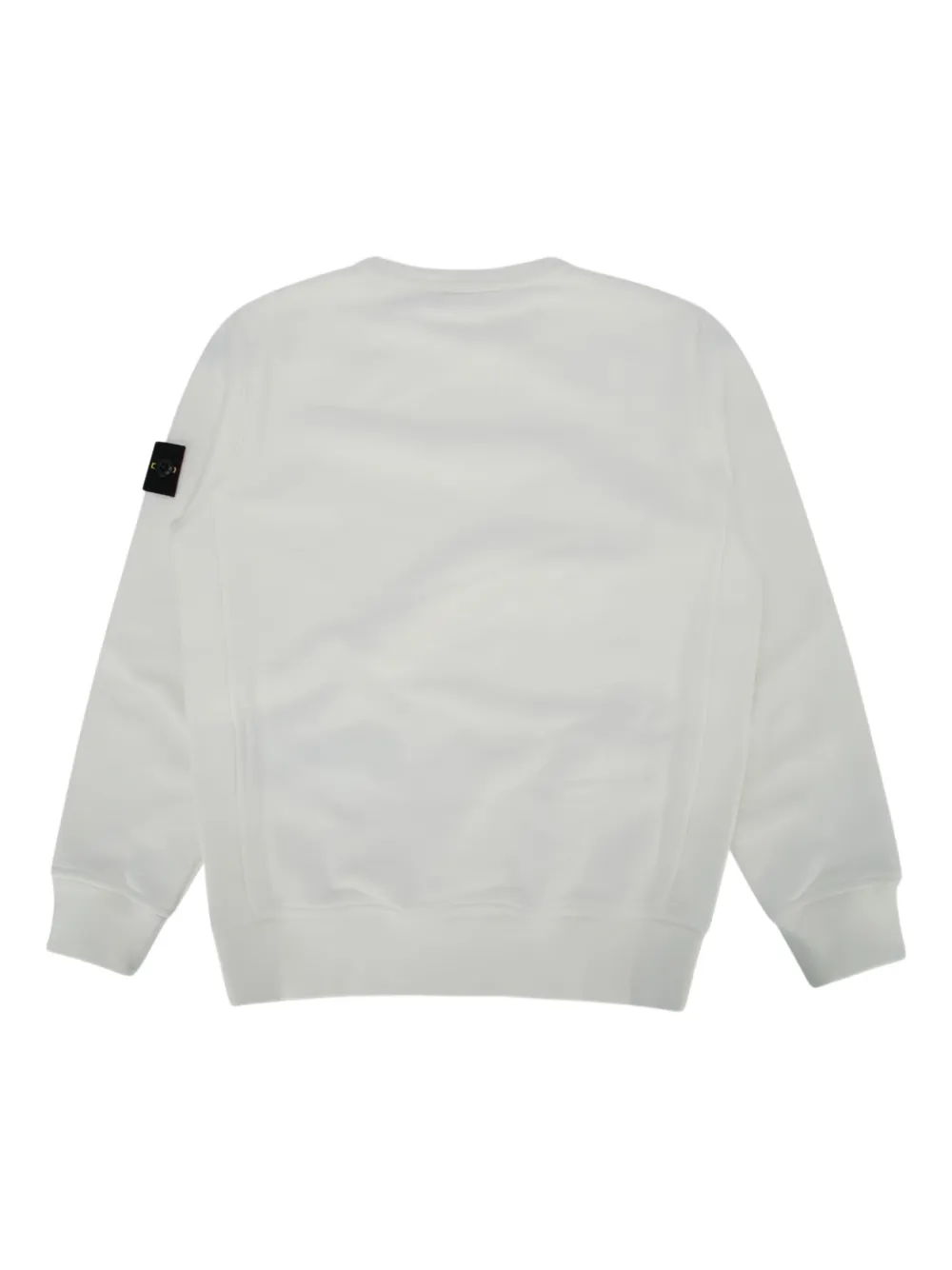 Stone Island Junior logo-patch sweatshirt Beige