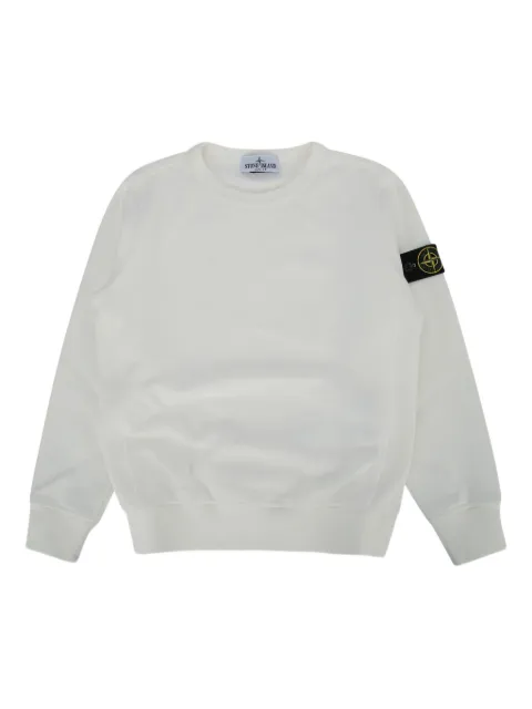 Stone Island Junior logo-patch sweatshirt