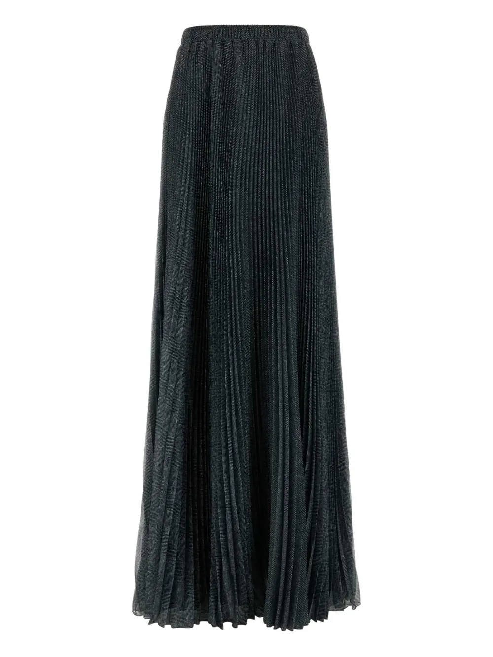 Ermanno Scervino textured pleated skirt - Zwart