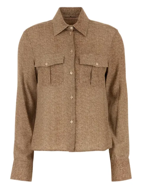 Ermanno Scervino herringbone-pattern shirt
