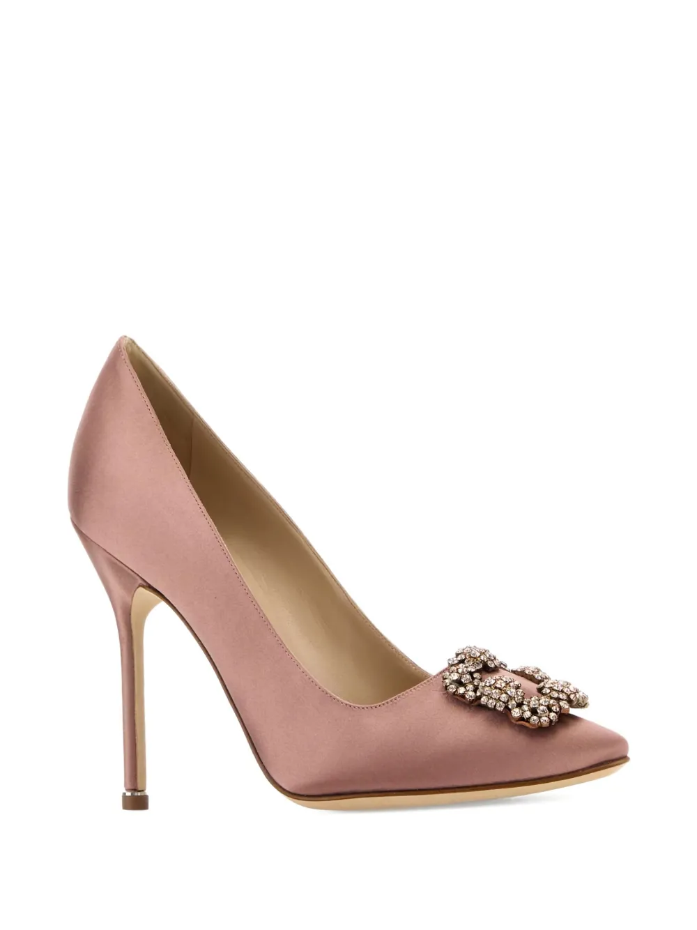 Manolo Blahnik 105mm Hangisi pumps Pink