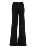 Self-Portrait cotton-blend jeans - Black