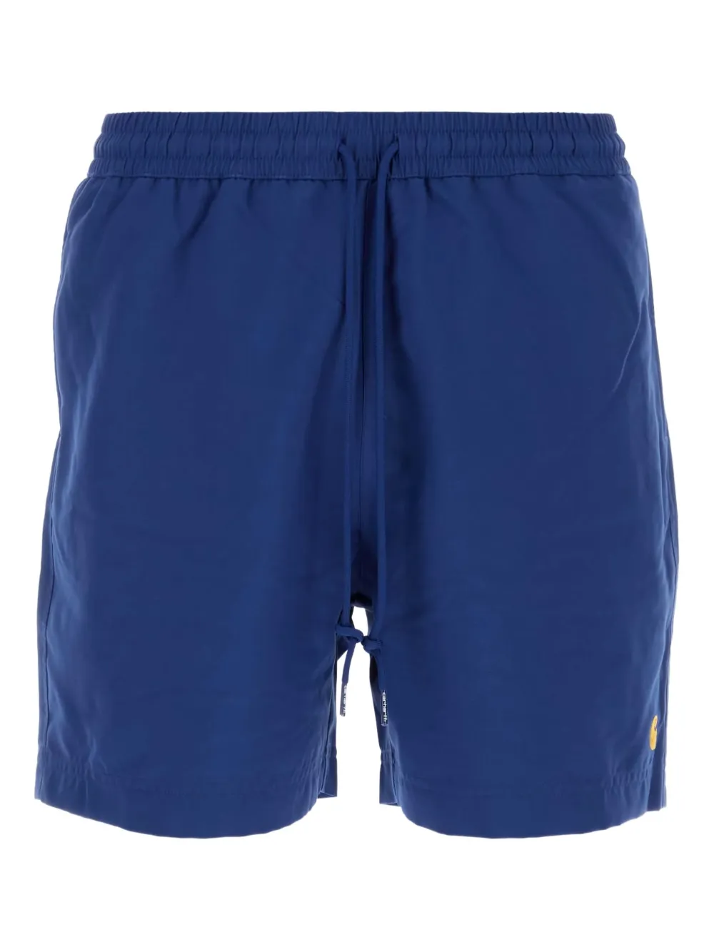 Carhartt WIP embroidered-logo swim shorts Blauw