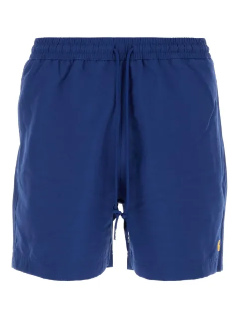 Carhartt WIP embroidered-logo swim shorts