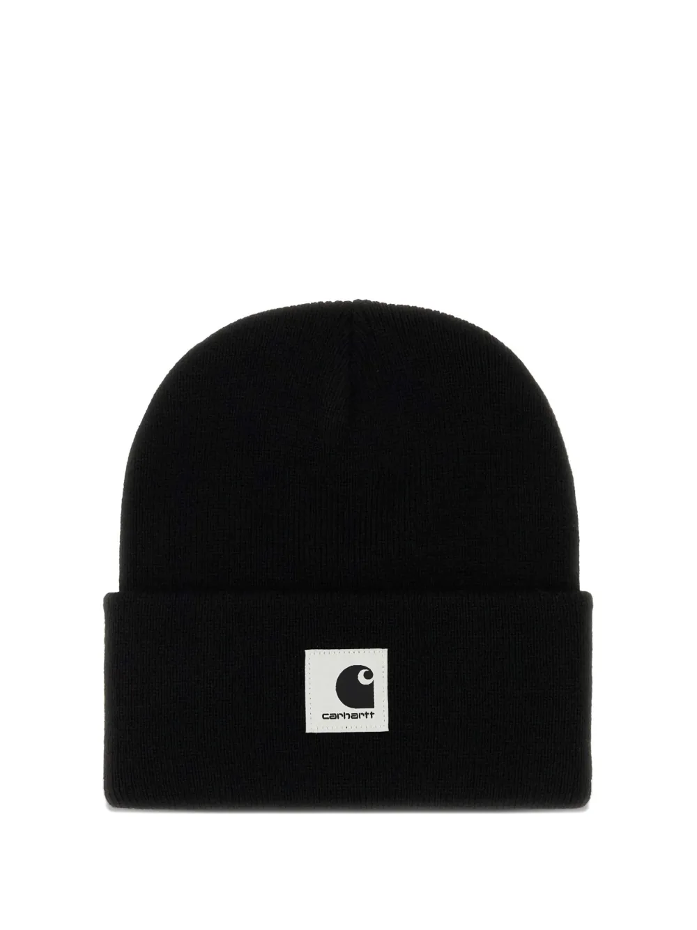 Carhartt Logo-patch Beanie In Black