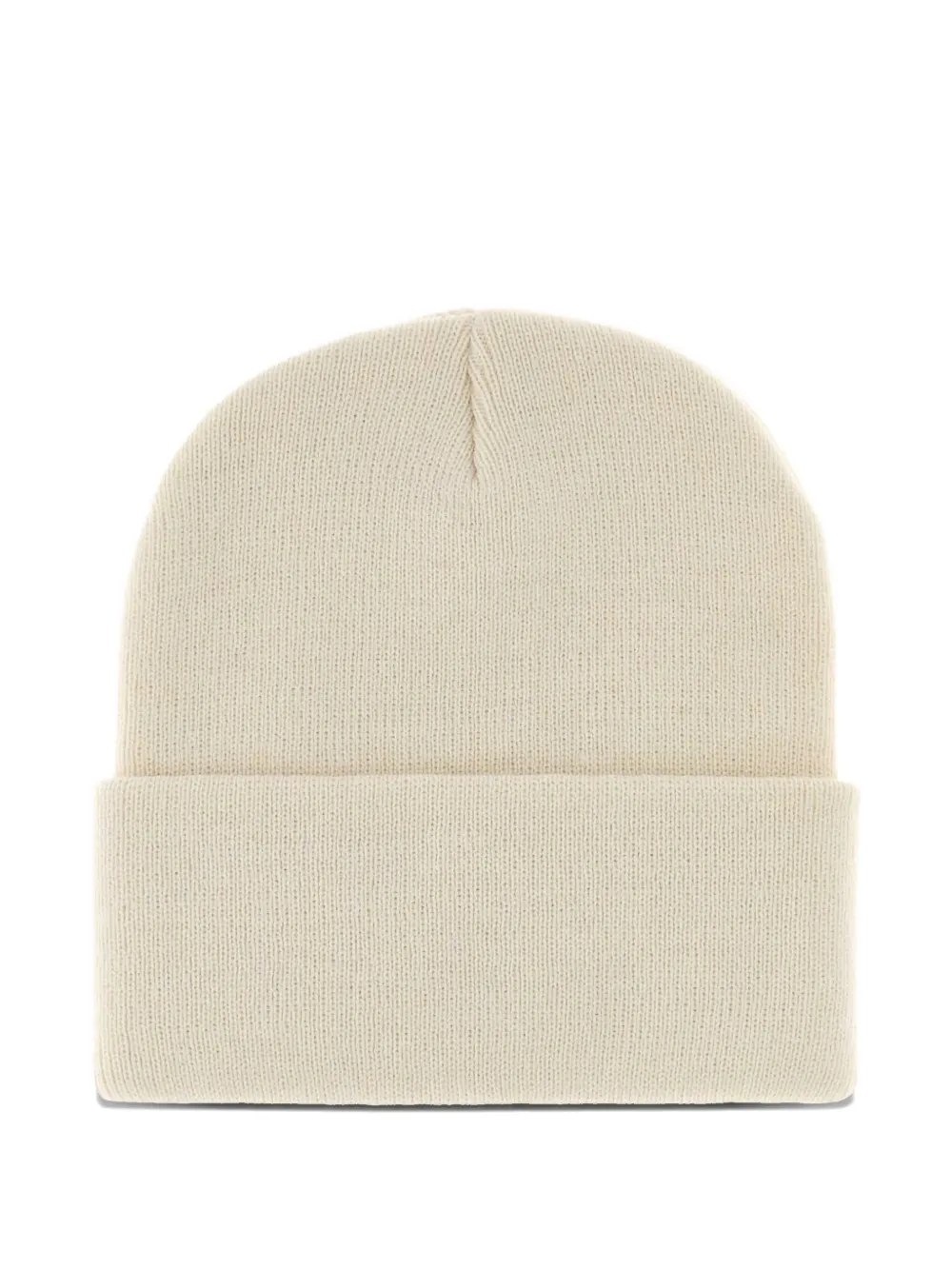 Carhartt Natural Logo Beanie Hat In Neutral