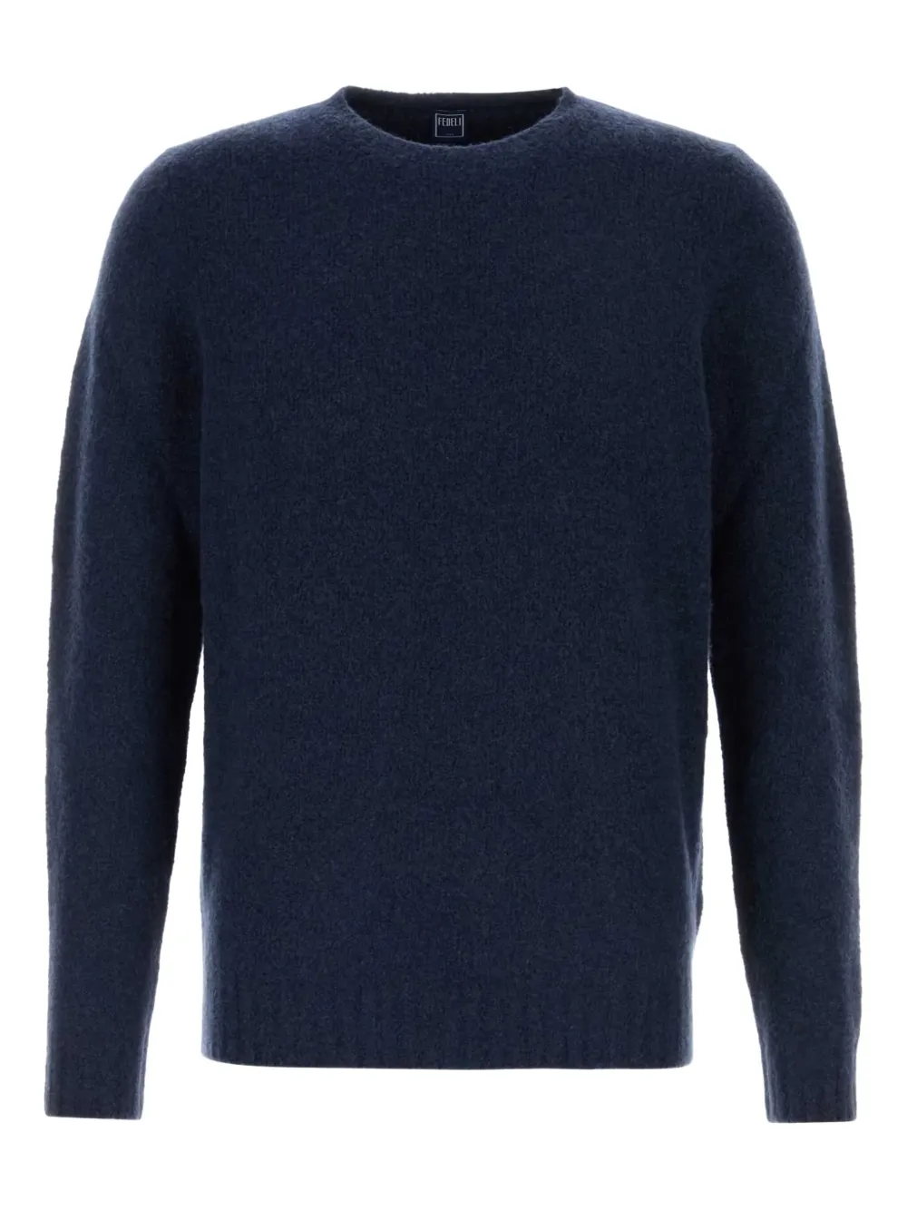 wool-blend crew-neck sweater