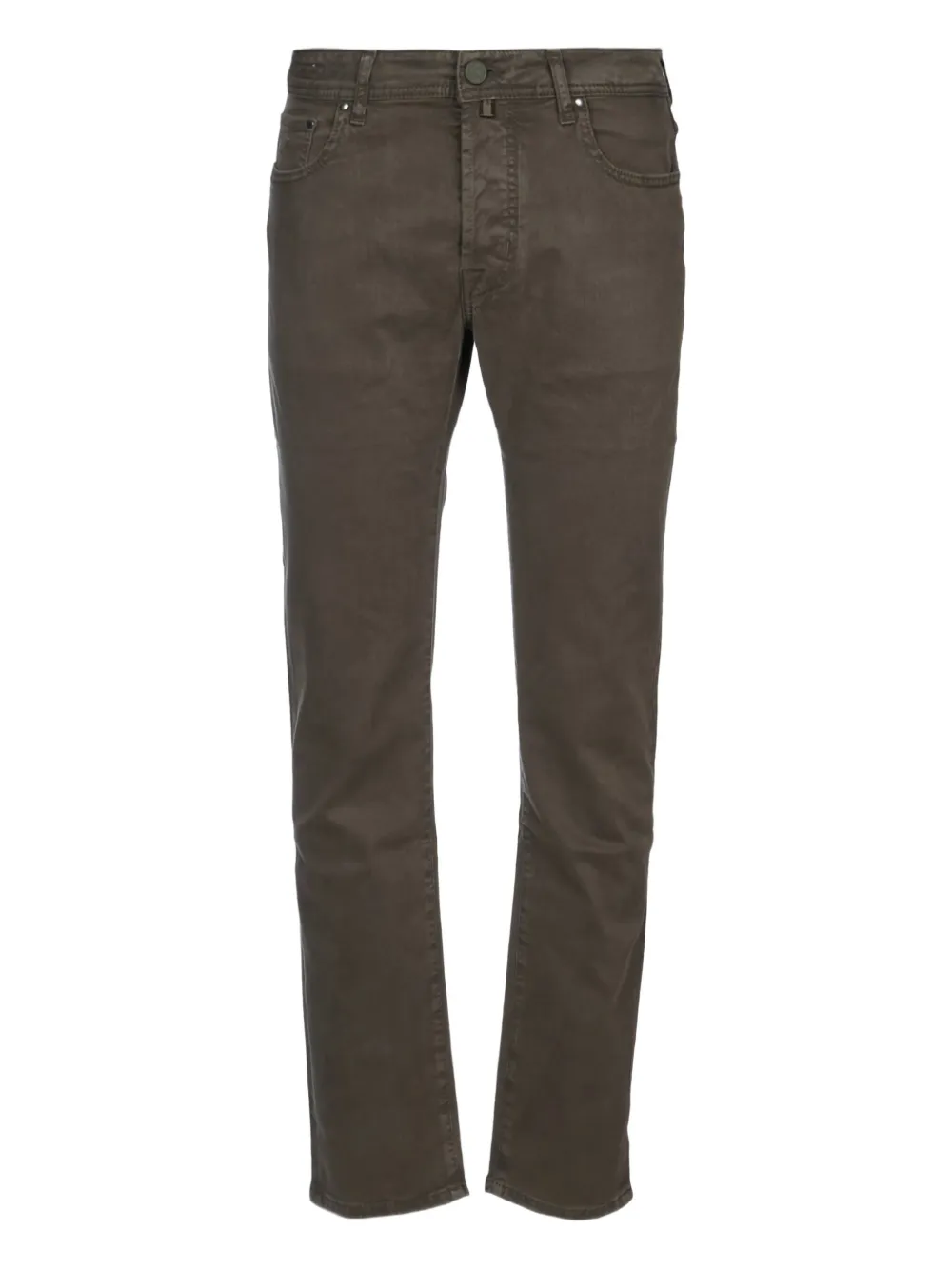 Jacob Cohën five-pocket cotton jeans | Green | Image 1