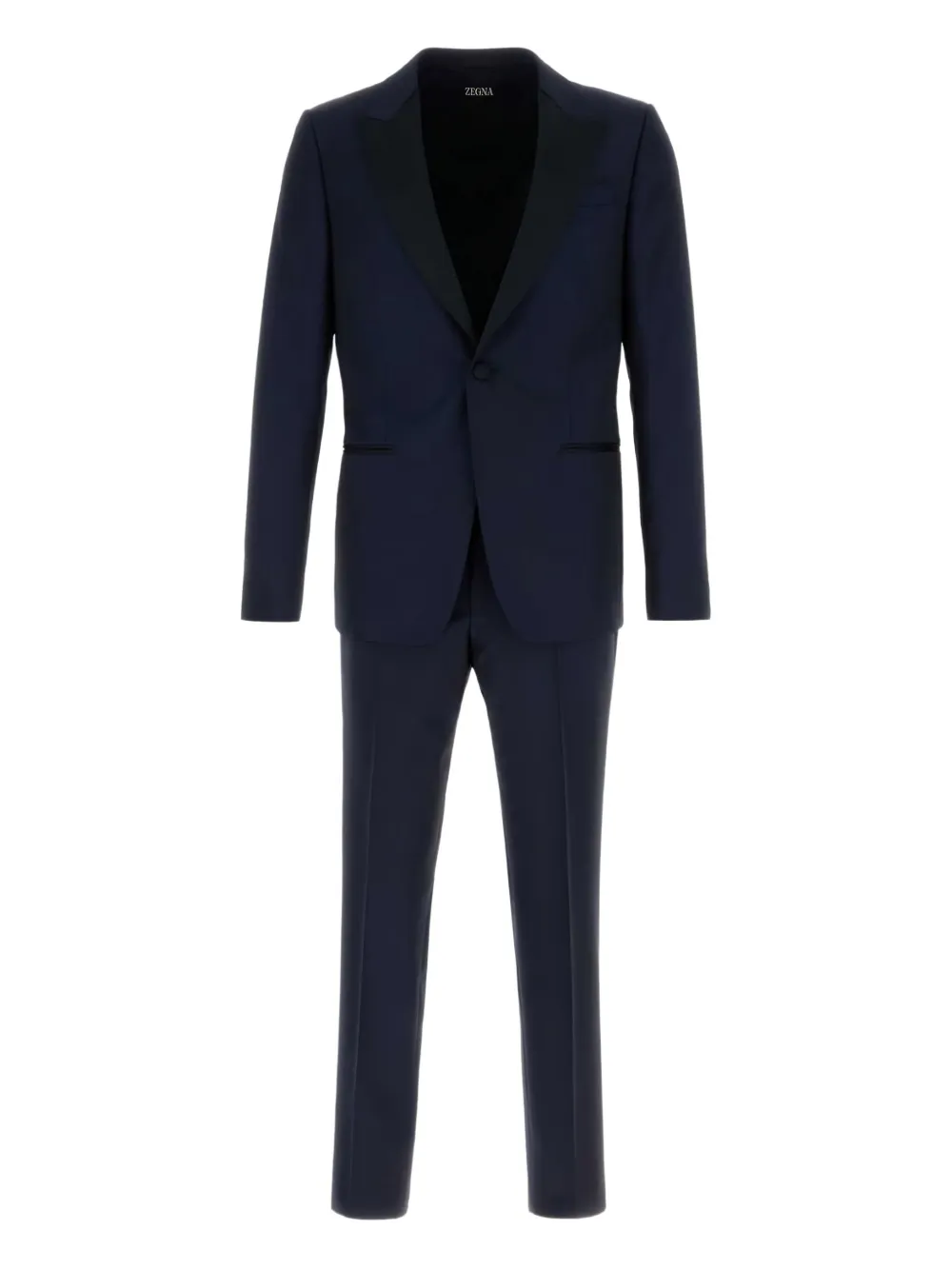 Zegna single-breasted suit Blauw