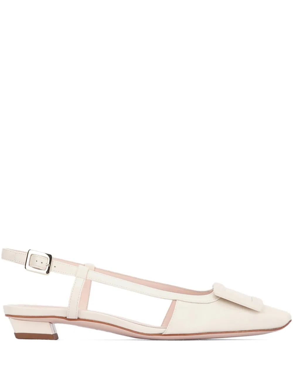 Roger Vivier 25mm Belle Vivier slingback pumps | White | Image 1