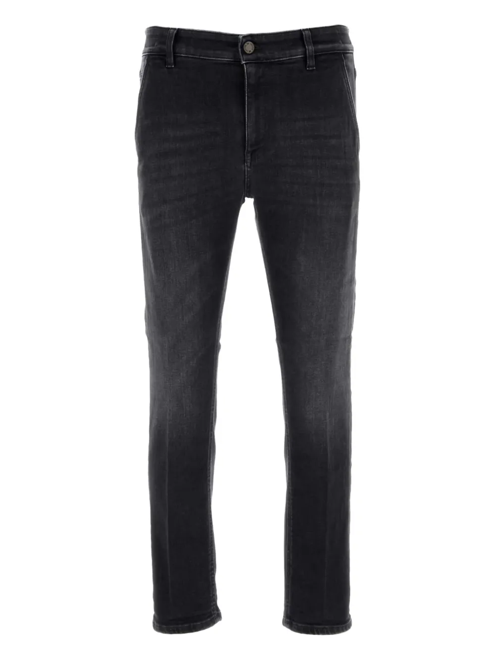 PT Torino Jeans met logopatch Zwart