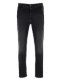 PT Torino logo-patch jeans - Black