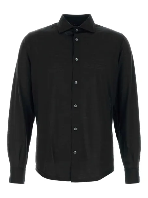 Fedeli wool long-sleeve shirt