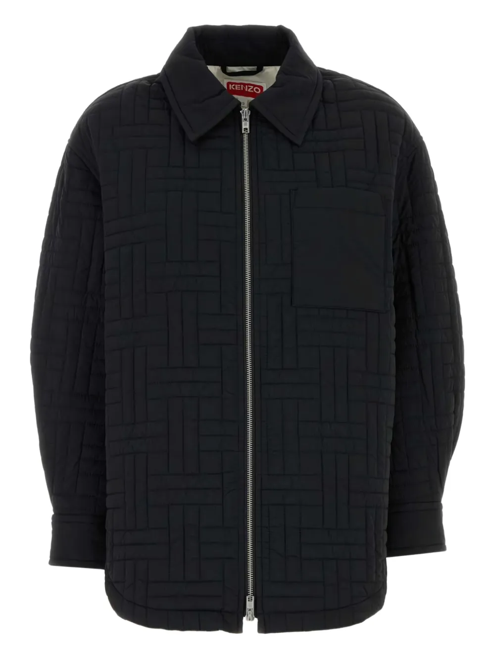 quilted long-sleeves jacket