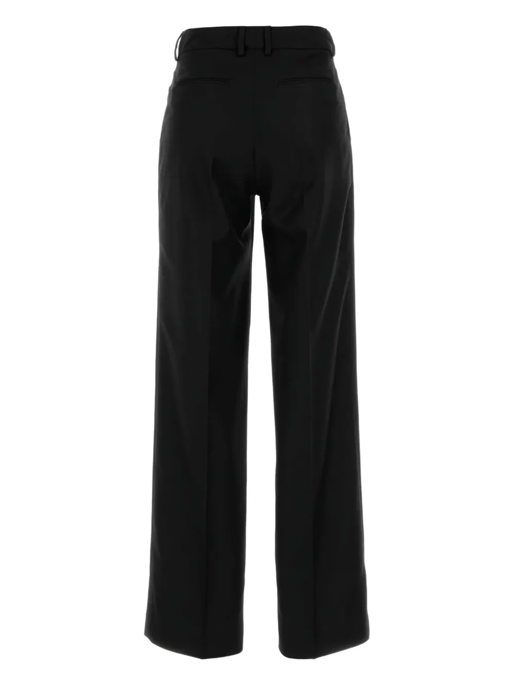 PT Torino Lola pleat-detail trousers - Zwart