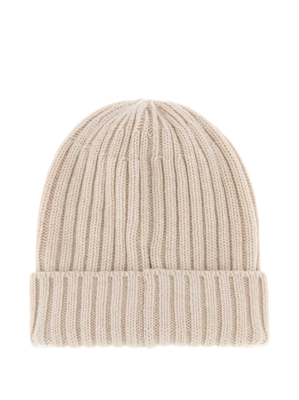 Fedeli ribbed-knit cashmere beanie Beige