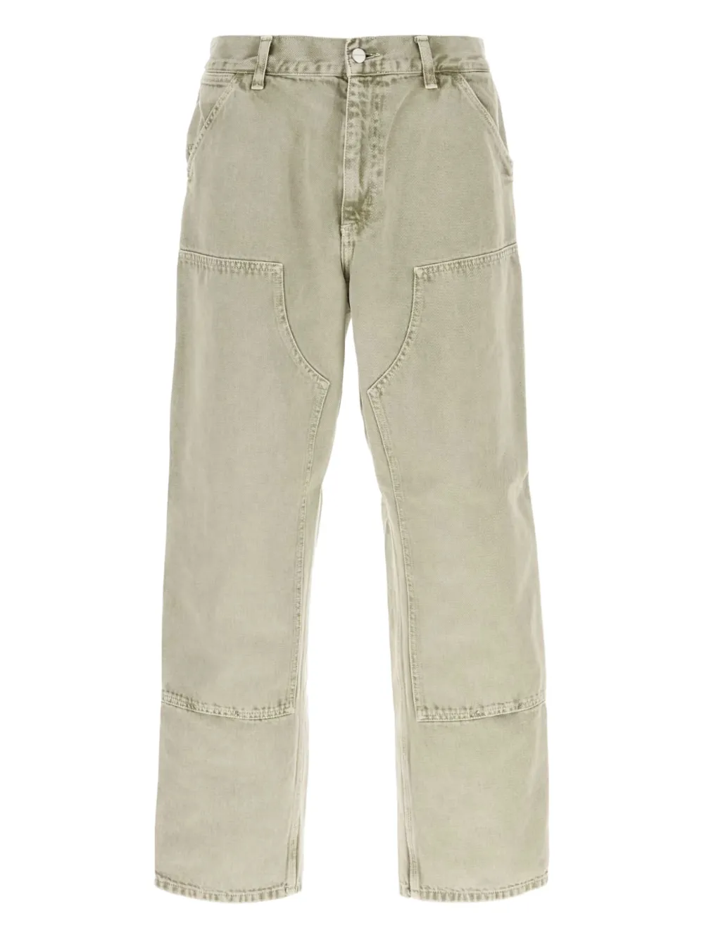 Carhartt WIP Double Knee cotton trousers Beige