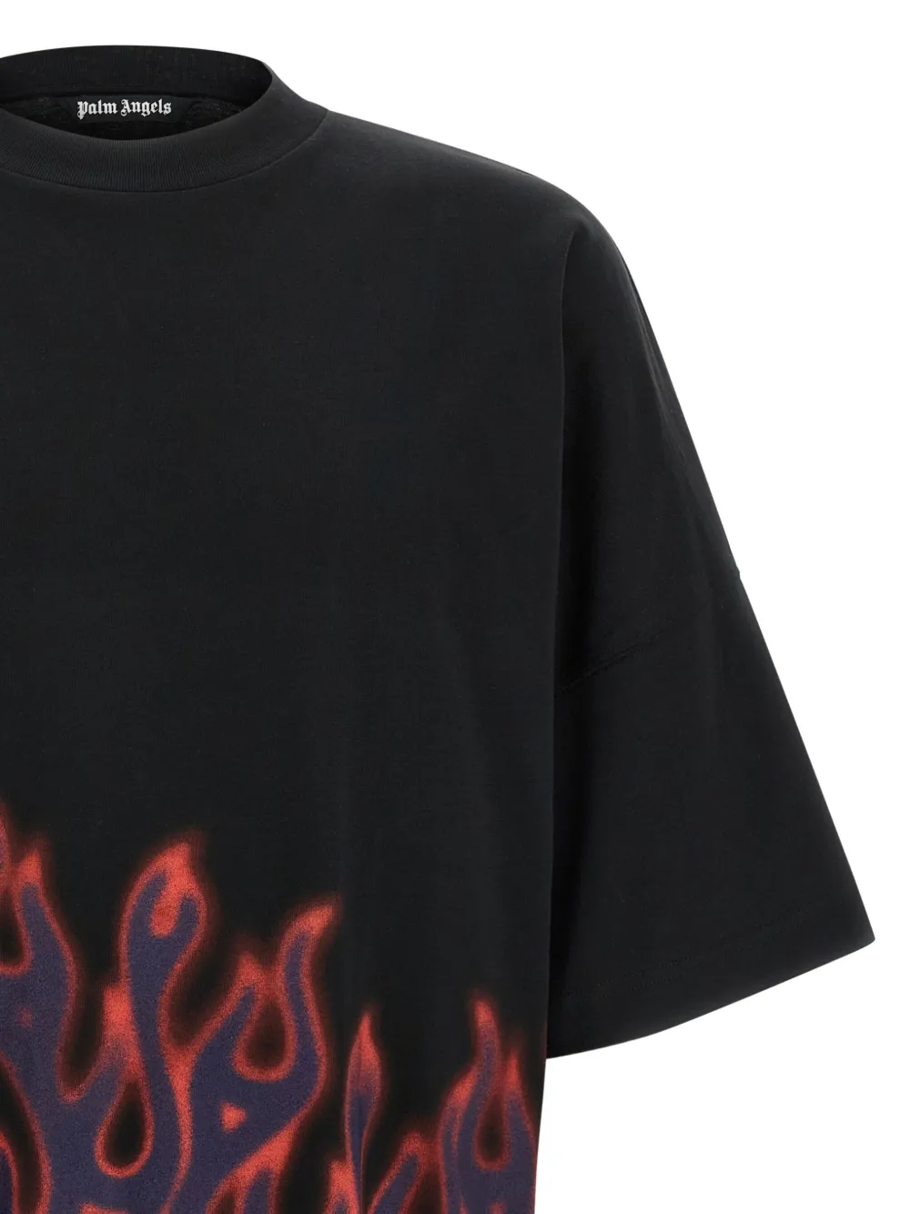 Palm Angels T-shirt met ronde hals Zwart