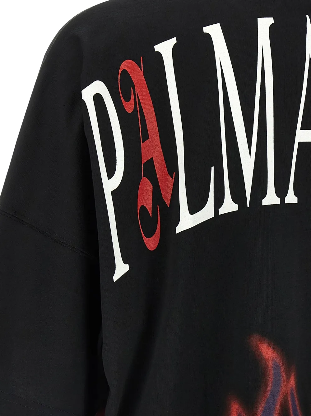 Palm Angels T-shirt met ronde hals Zwart