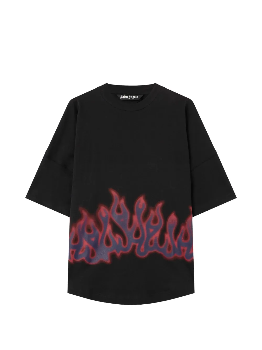 Palm Angels T-shirt met ronde hals Zwart