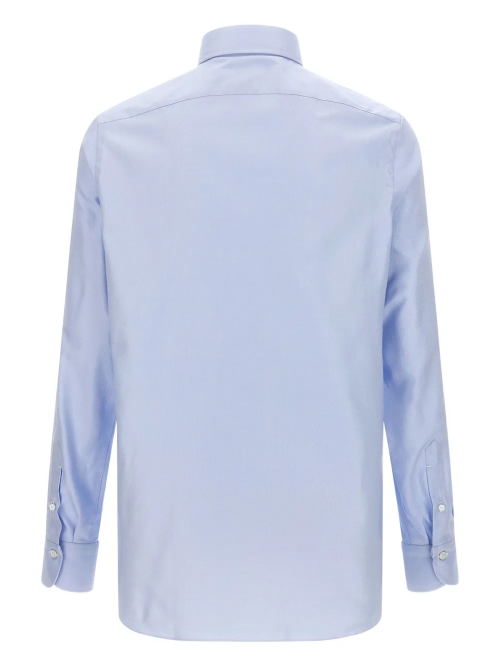 Finamore 1925 Napoli button-cuffed cotton shirt - Blauw