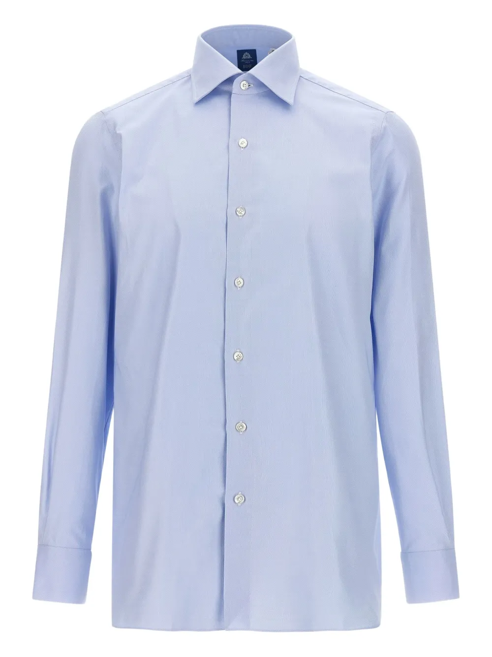 button-cuffed cotton shirt