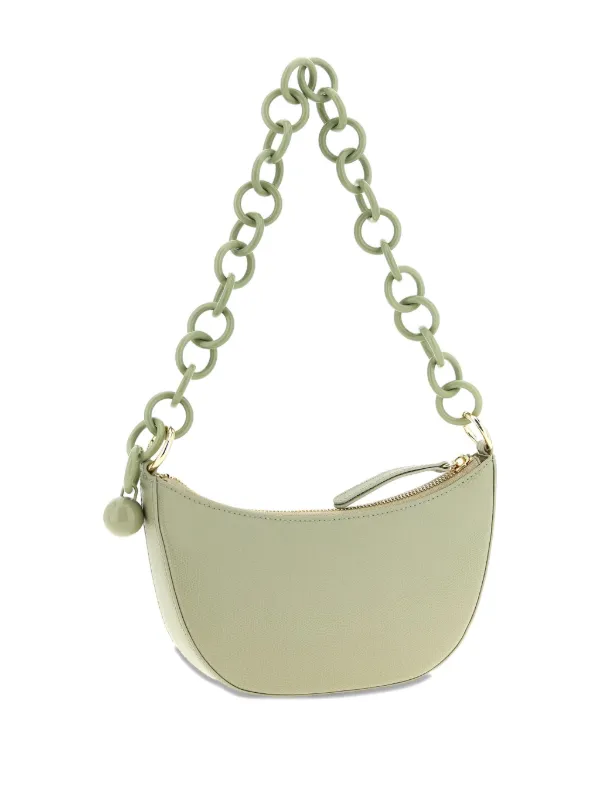 Furla Mini half-moon Leather Shoulder Bag | Green | FARFETCH JO