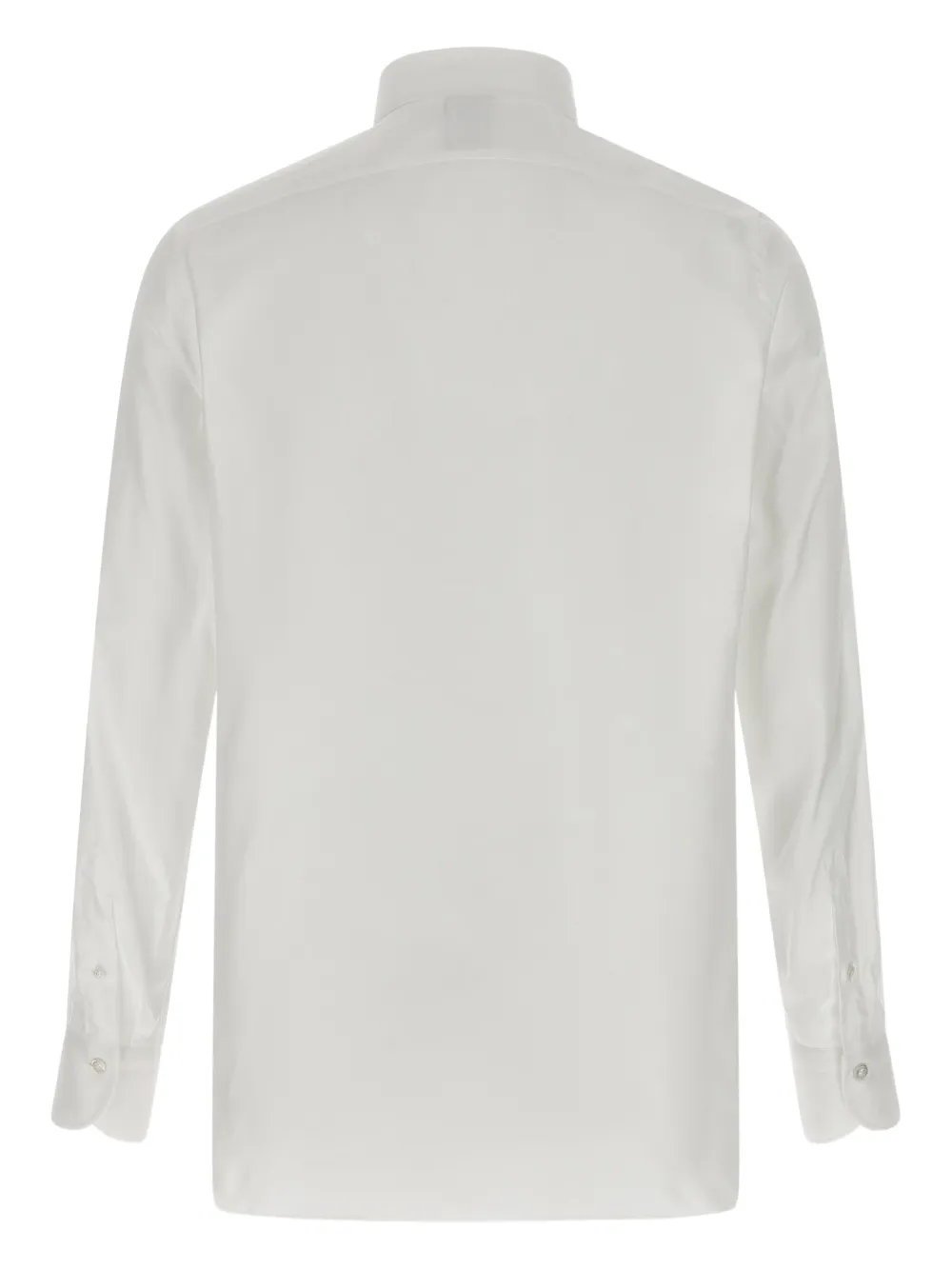 Finamore 1925 Napoli button-cuffed cotton shirt - Wit