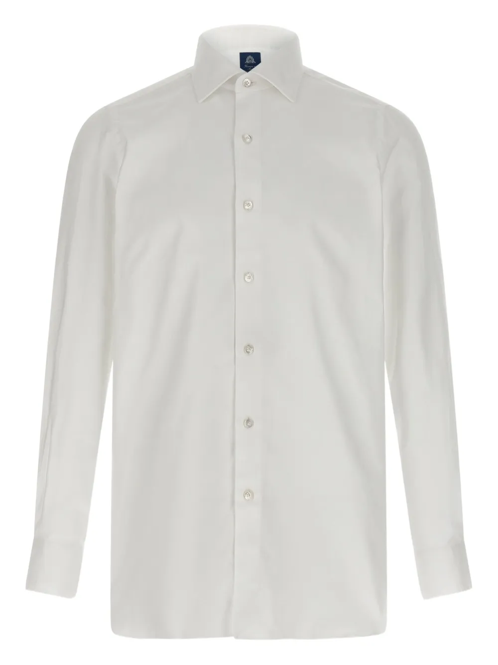 button-cuffed cotton shirt