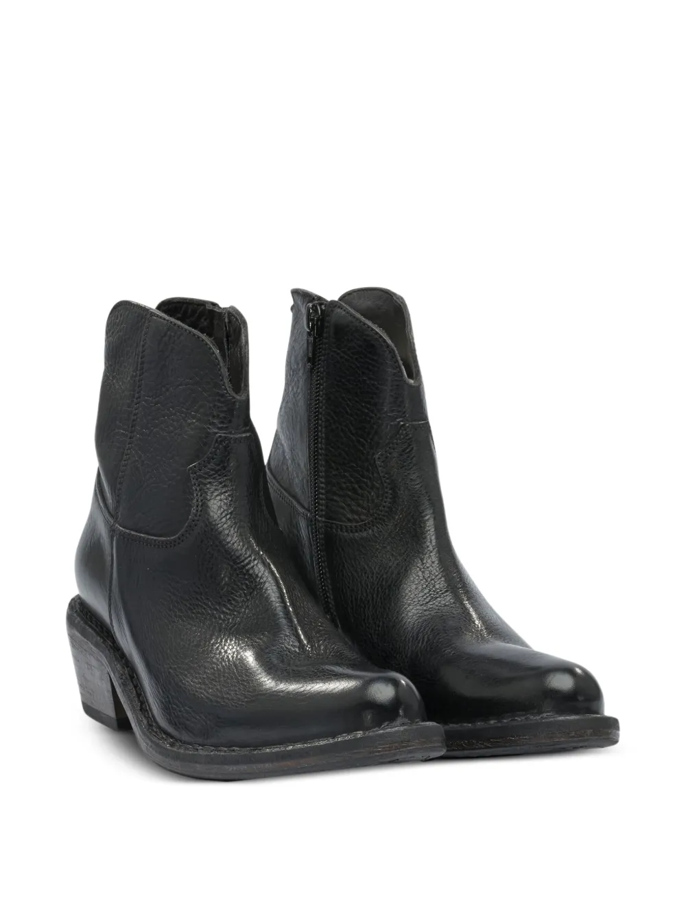Moma 40mm zip-fastening leather ankle boots | Ankle Boots | Image 2