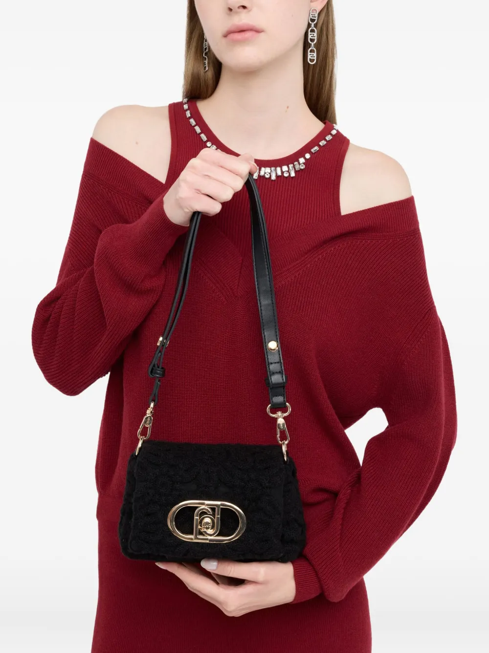 LIU JO small LaPuffy embroidered crossbody bag | Image 2