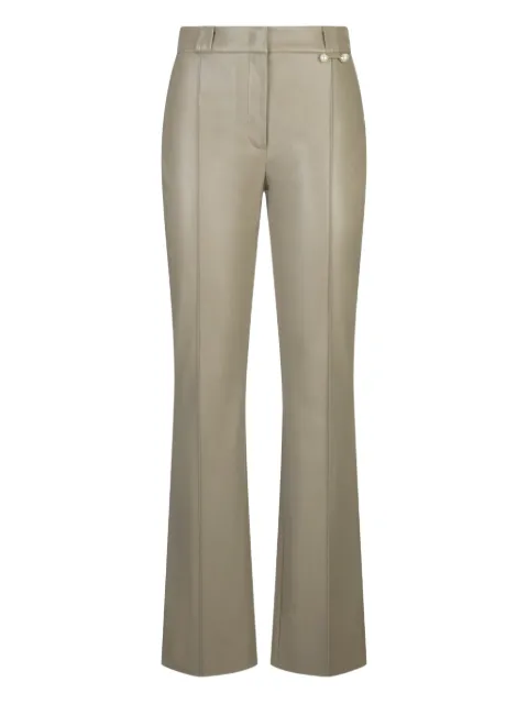 LIU JO pearl-detail flared trousers