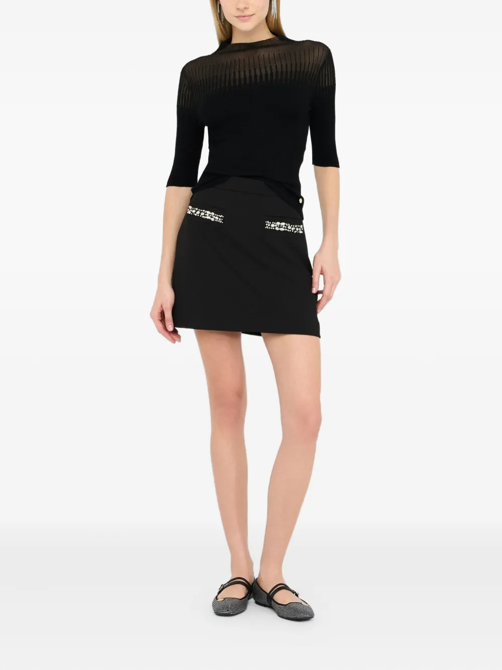 LIU JO ribbed high-neck top | T-Shirts & Jersey Shirts | Image 2