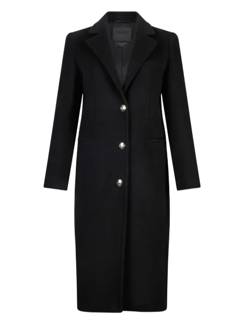LIU JO lapel-collar single-breasted coat