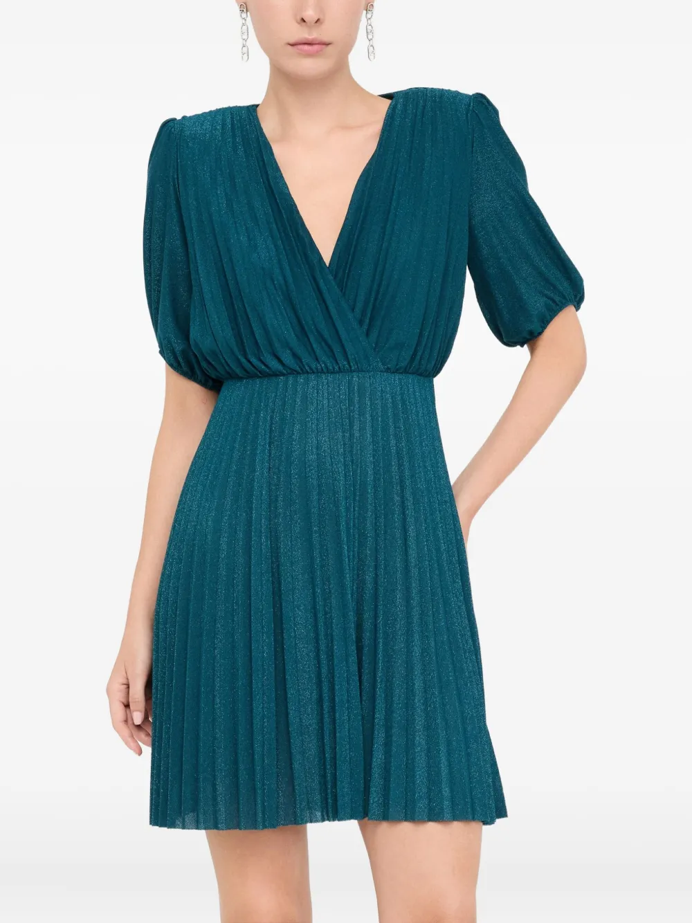 LIU JO Geplooide mini-jurk Blauw