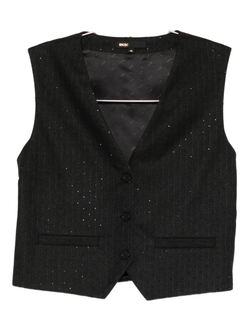Maje buttoned vest | Black | Image 1