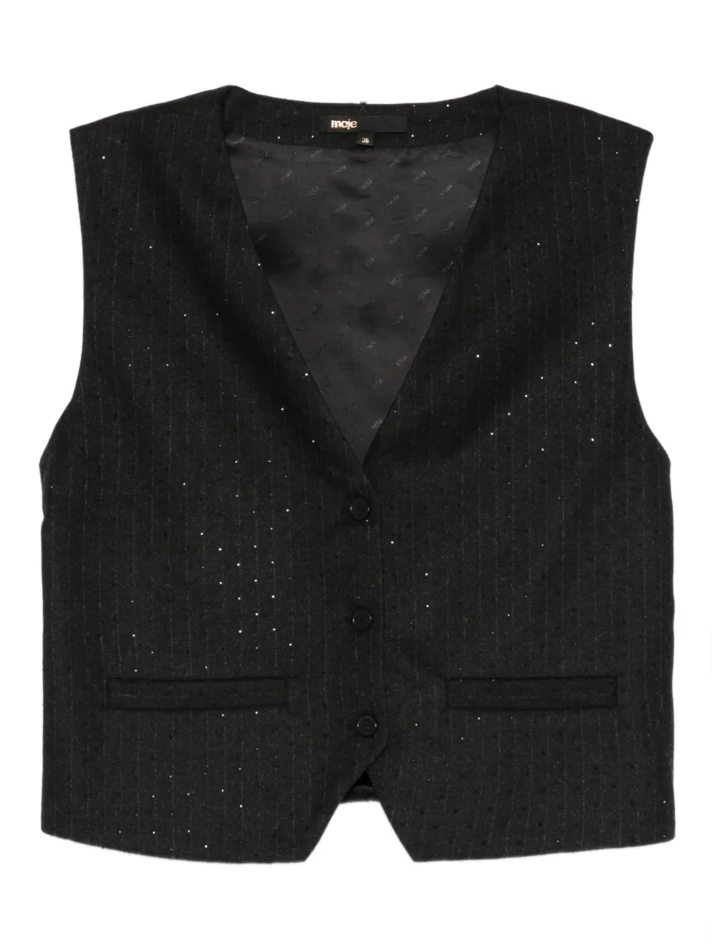 Maje buttoned vest | Black | Image 1