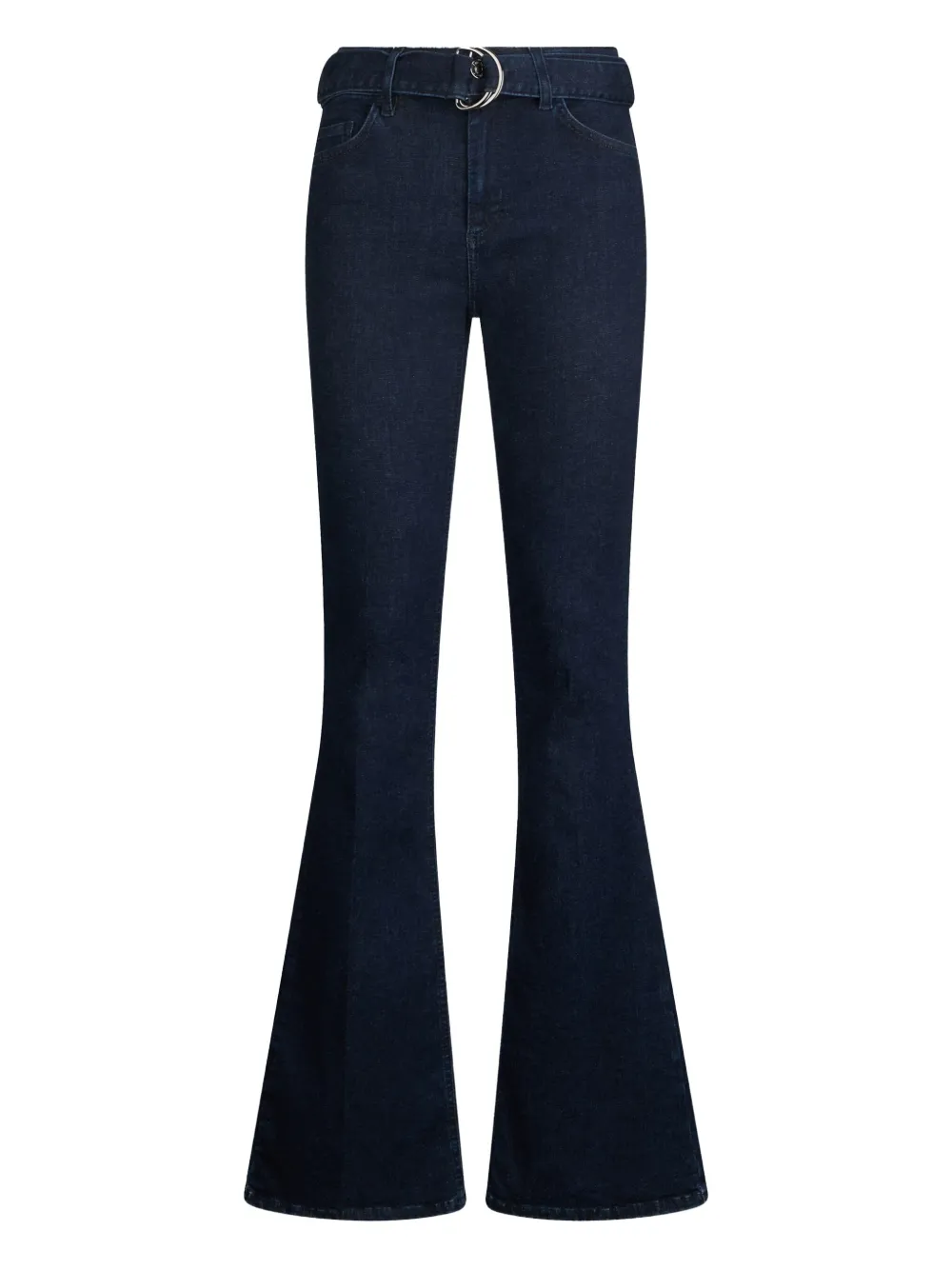 LIU JO belted flared jeans Blauw