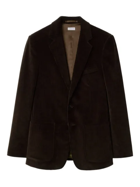 Burberry chamarra de pana con botones