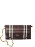 Burberry Highlands check-pattern chain wallet - Red