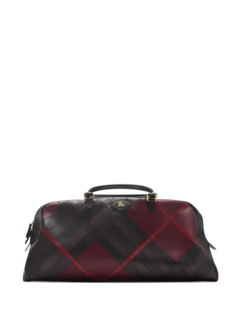 Burberry Highlands check-pattern bowling bag