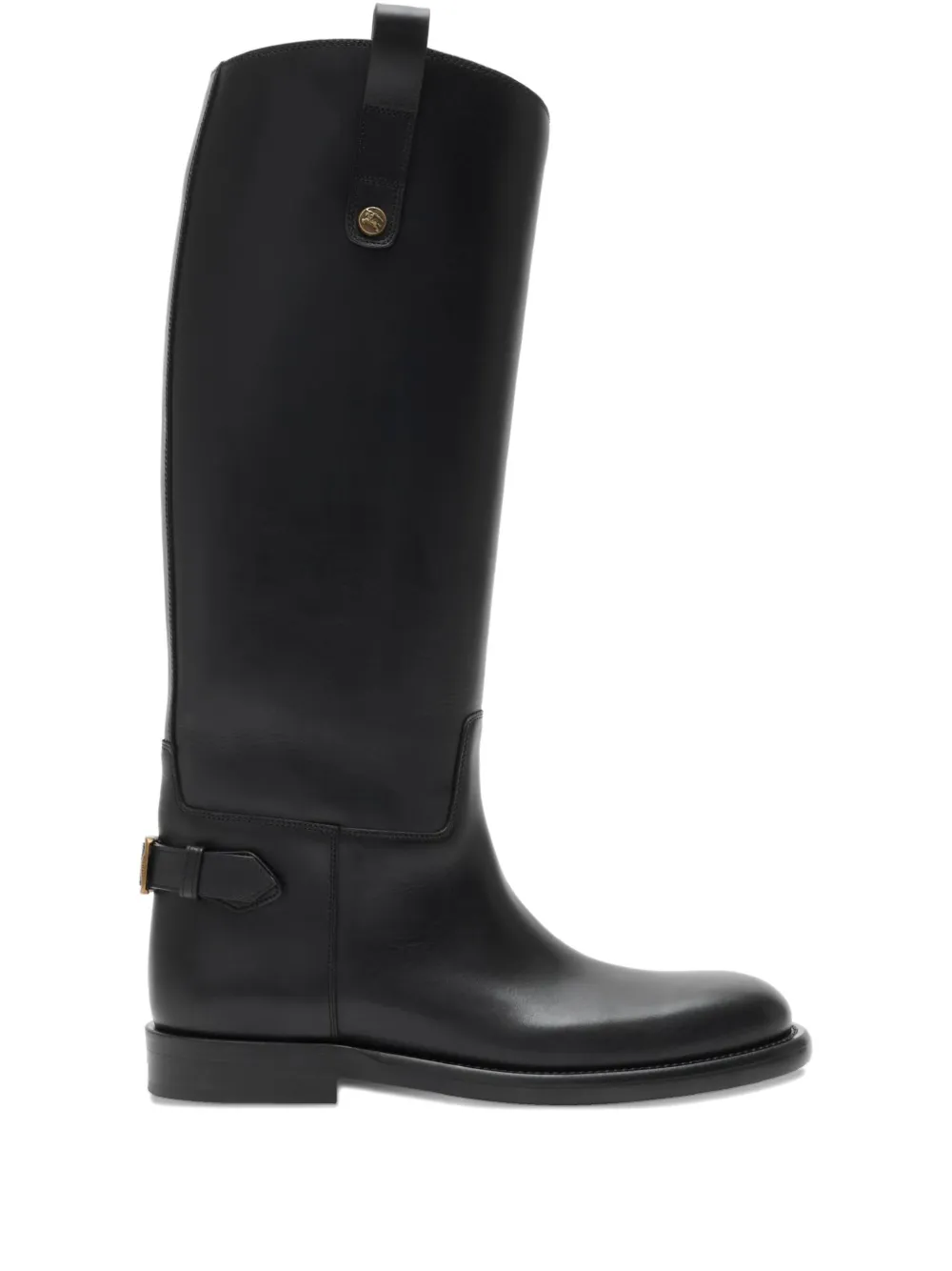 Burberry Cavalier calf-leather knee-high boots Black