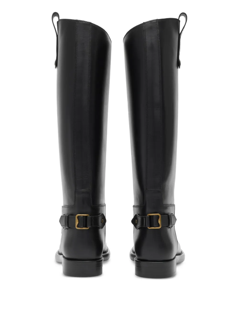 Burberry Cavalier calf-leather knee-high boots Black