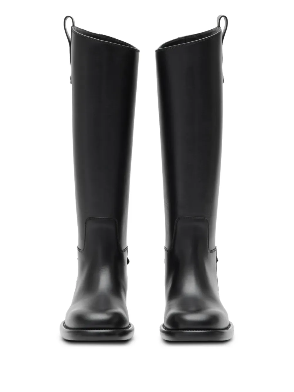 Burberry Cavalier calf-leather knee-high boots Black