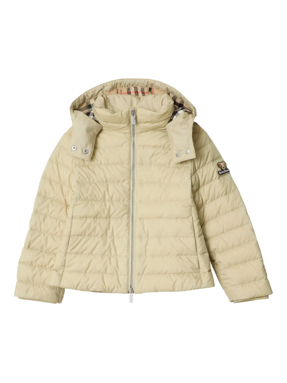 Burberry Kids hooded puffer jacket Bruin
