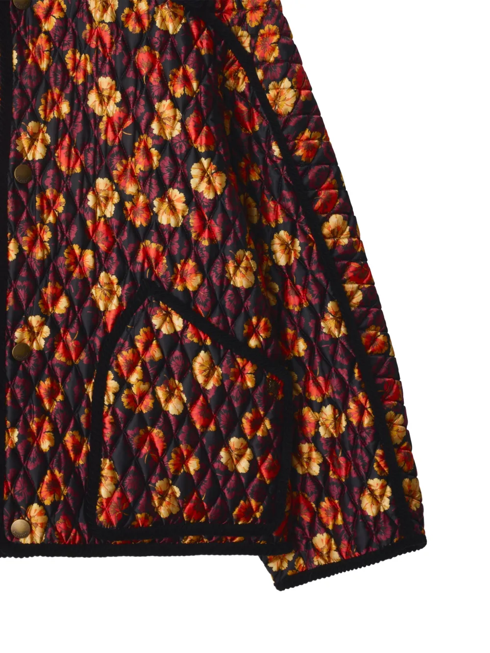 Burberry Floriston geranium leaf-print quilted jacket | Varsity Jackets | Image 2