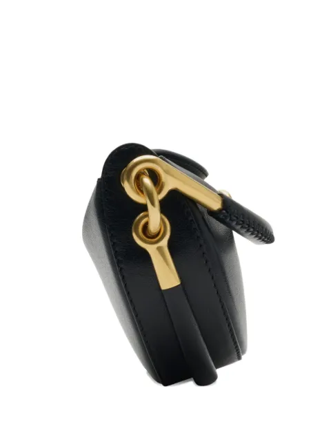 Burberry  half-moon leather clutch