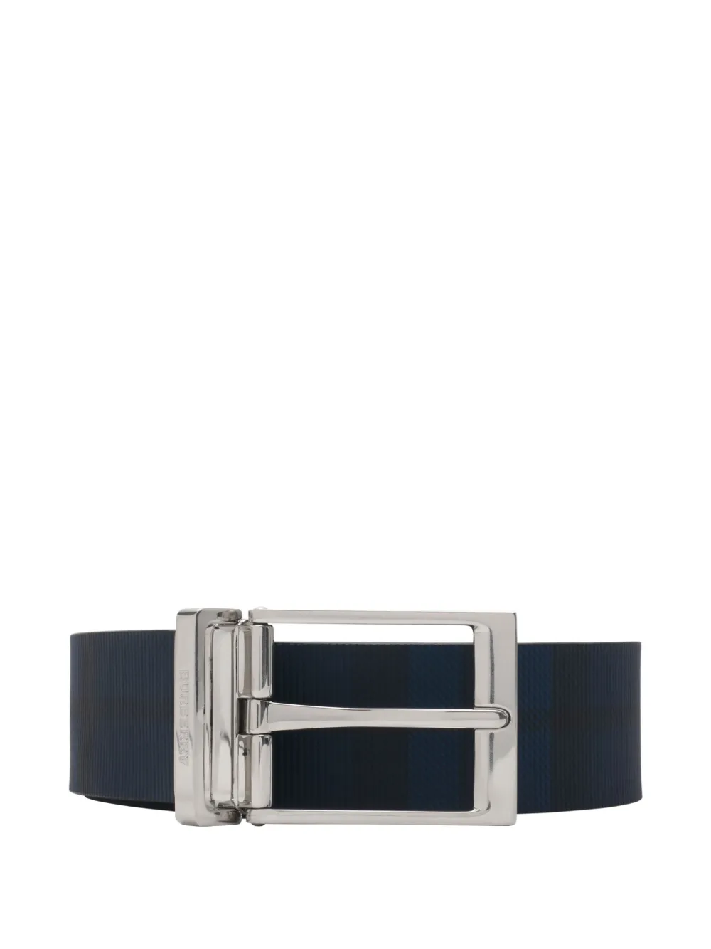 Burberry reversible check-pattern belt Blauw
