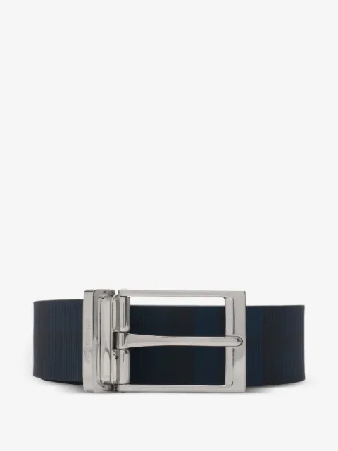 Burberry reversible Check belt